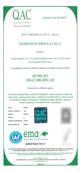 Certificación ISO